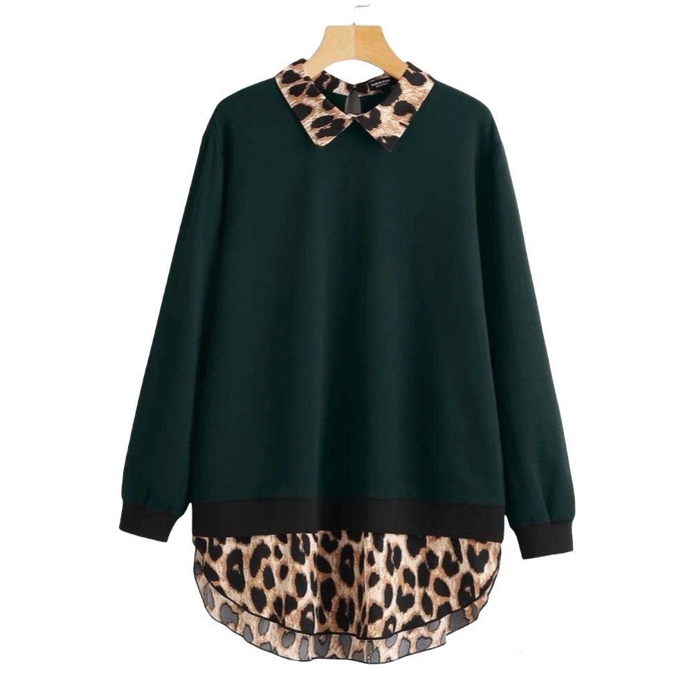 NWOT Cheetah Print Sweatshirt